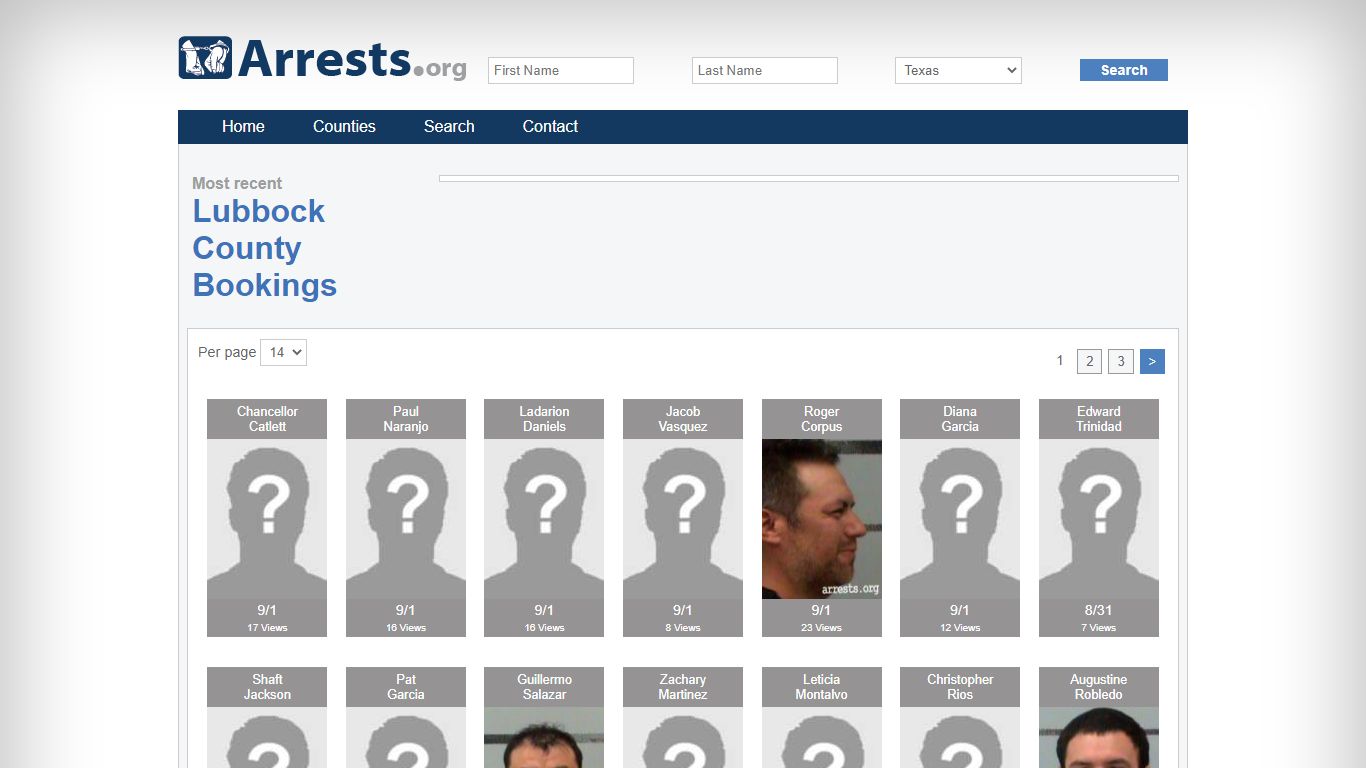 Lubbock County Arrests and Inmate Search